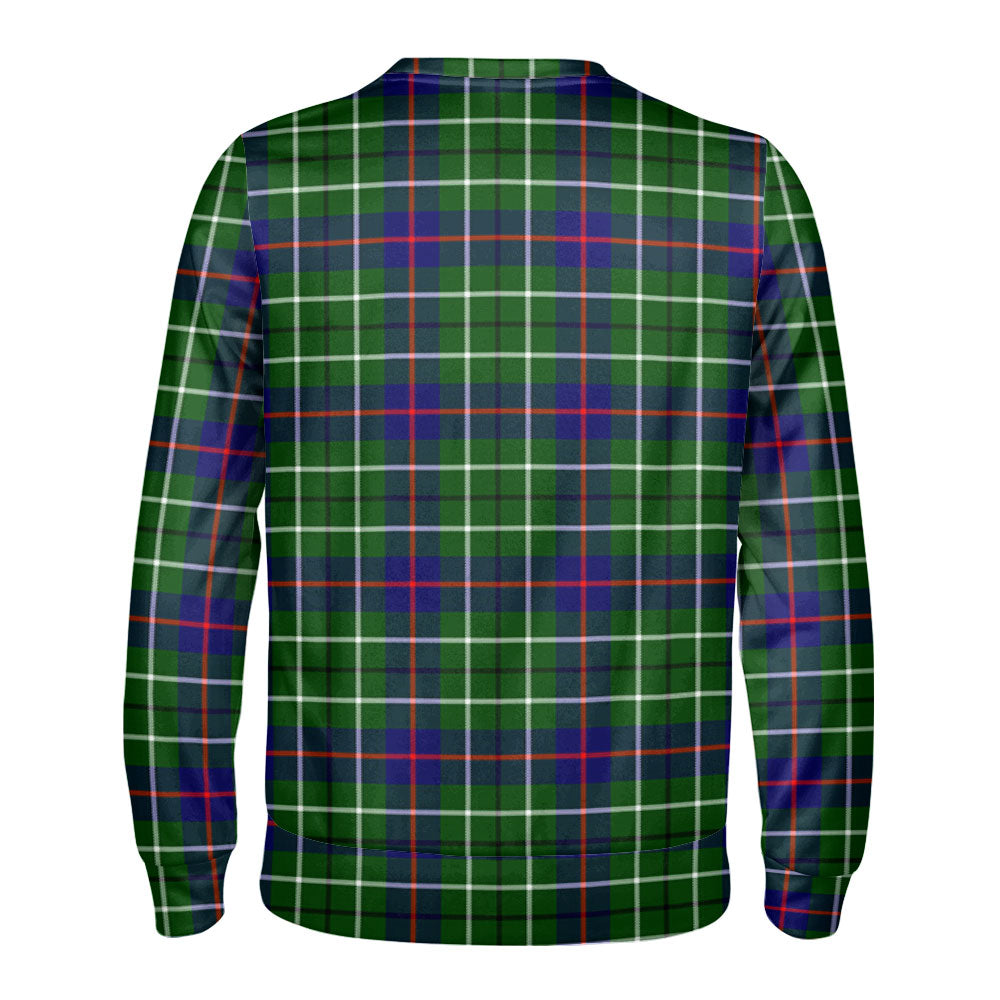 Duncan Modern Tartan Crest Sweatshirt