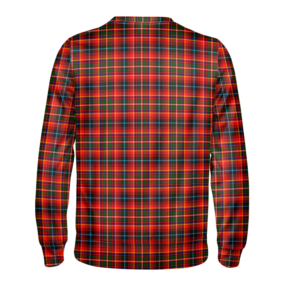 Innes Modern Tartan Crest Sweatshirt