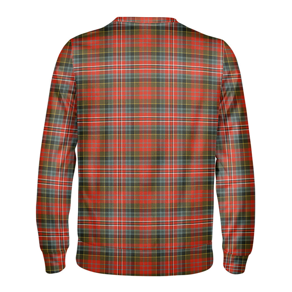 MacPherson Weathered Tartan Crest Sweatshirt