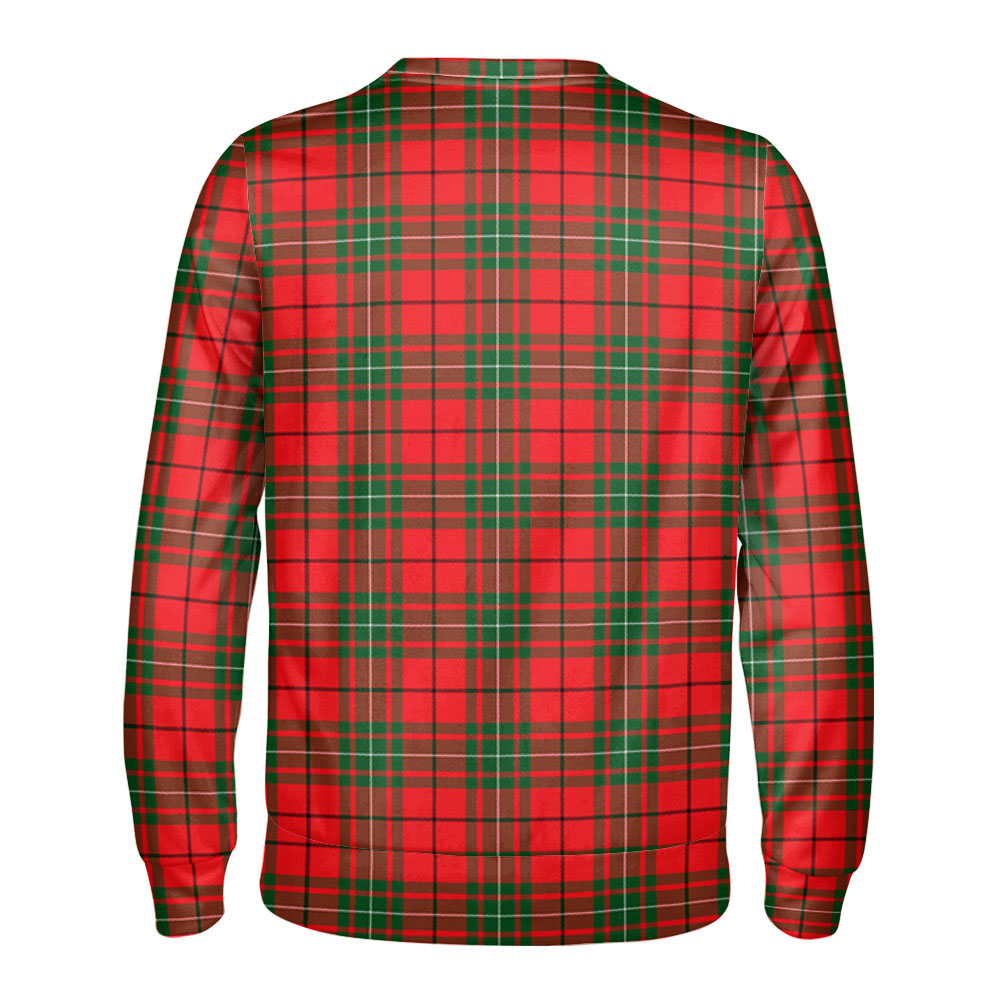 McAulay Modern Tartan Crest Sweatshirt