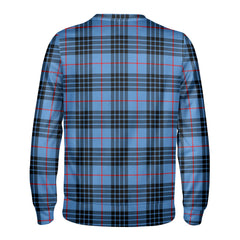 McKay Blue Tartan Crest Sweatshirt