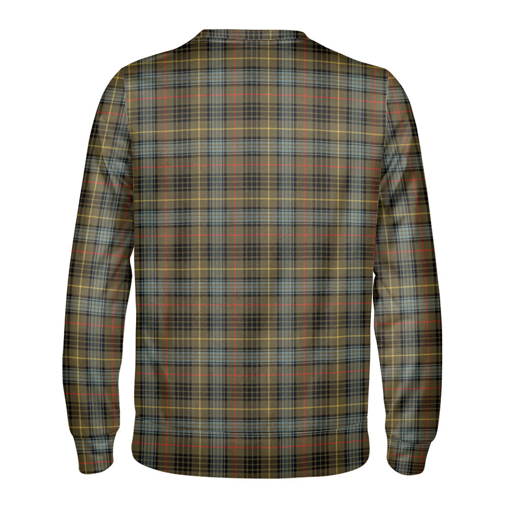 Stewart Hunting Weathered Tartan Crest Sweatshirt