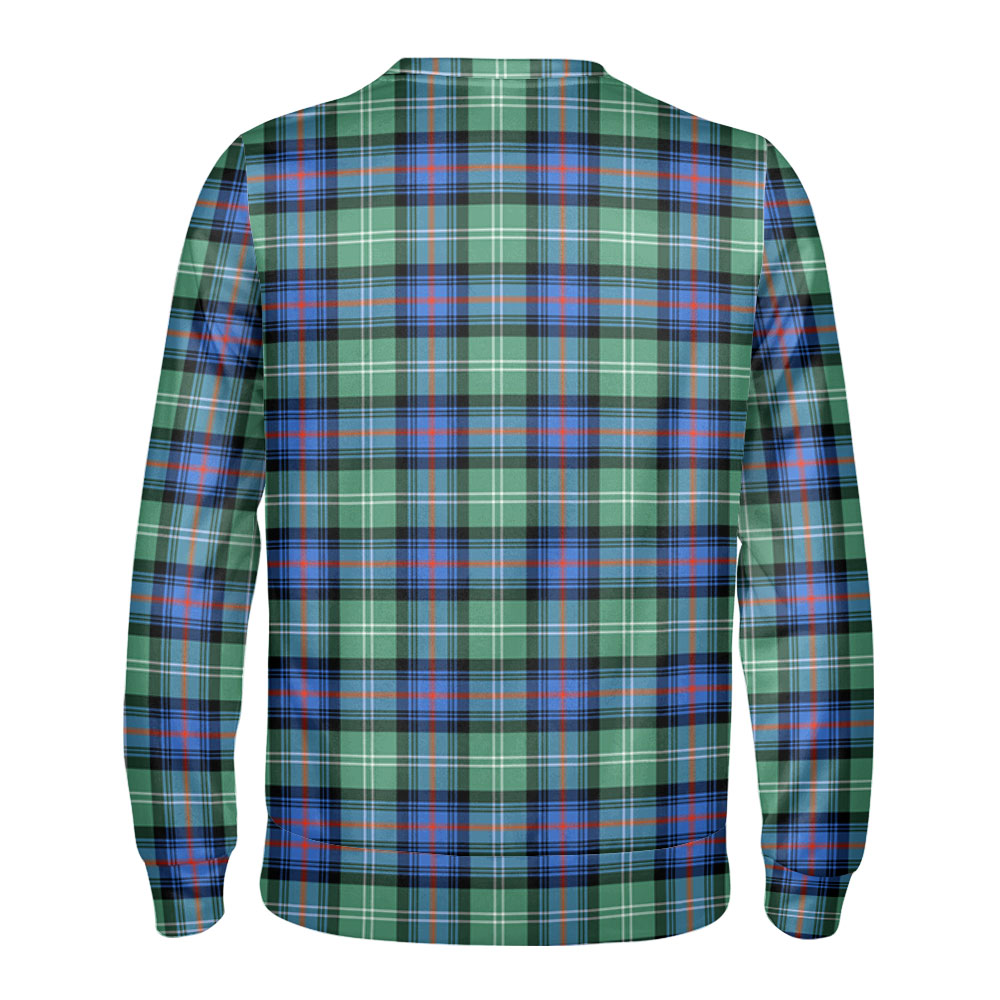 Sutherland Old Ancient Tartan Crest Sweatshirt