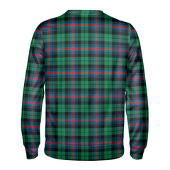 Urquhart Broad Red Ancient Tartan Crest Sweatshirt