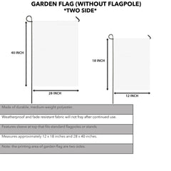 McCulloch Tartan Crest Garden Flag