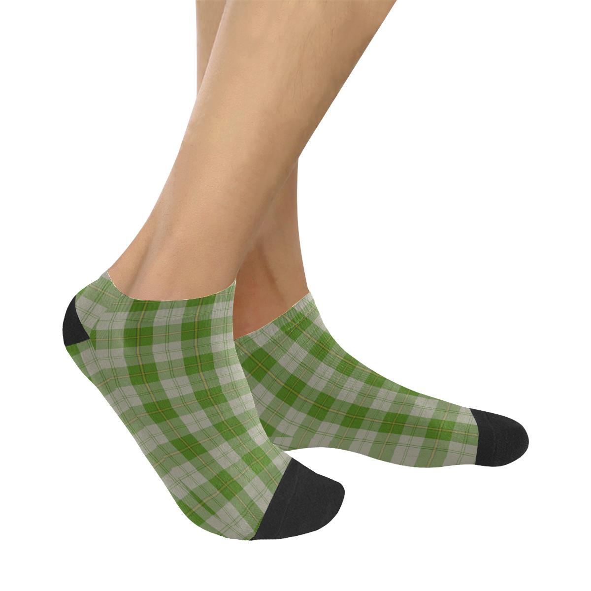 Cunningham Dress Green Dancers Tartan Ankle Socks