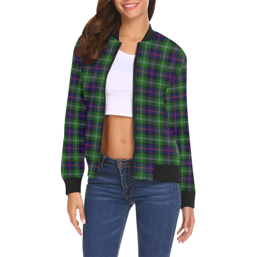 Sutherland Modern Tartan Bomber Jacket