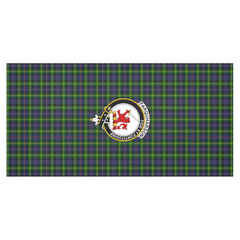 Farquharson Tartan Crest Tablecloth