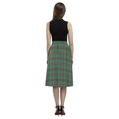 MacKinnon Hunting Ancient Tartan Aoede Crepe Skirt