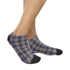 Cunningham Dress Blue Dancers Tartan Ankle Socks