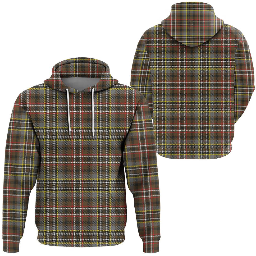 Scott Green Weathered Tartan Hoodie