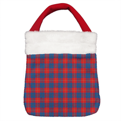 Galloway Red Tartan Christmas Gift Bag