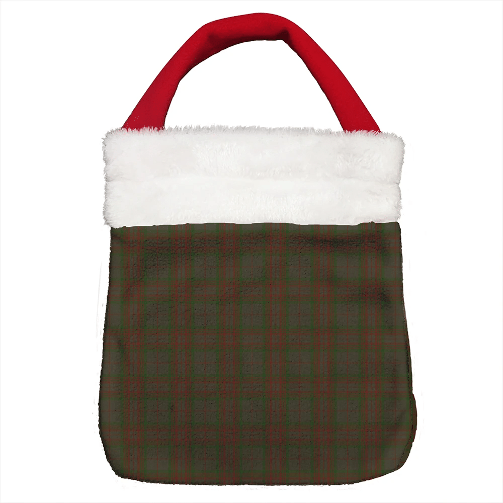 Gray Hunting Tartan Christmas Gift Bag