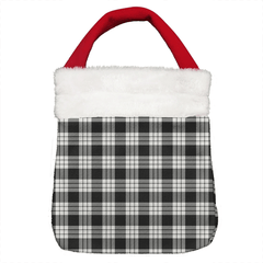 MacFarlane Black & White Ancient Tartan Christmas Gift Bag