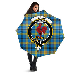 Laing Tartan Crest Umbrella