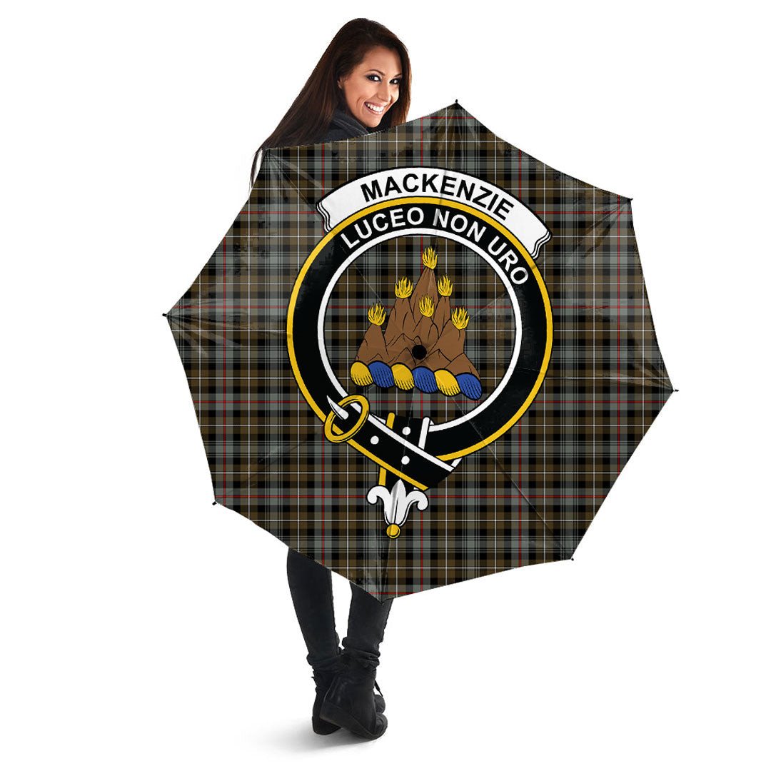 MacKenzie Weathered Tartan Crest Umbrella