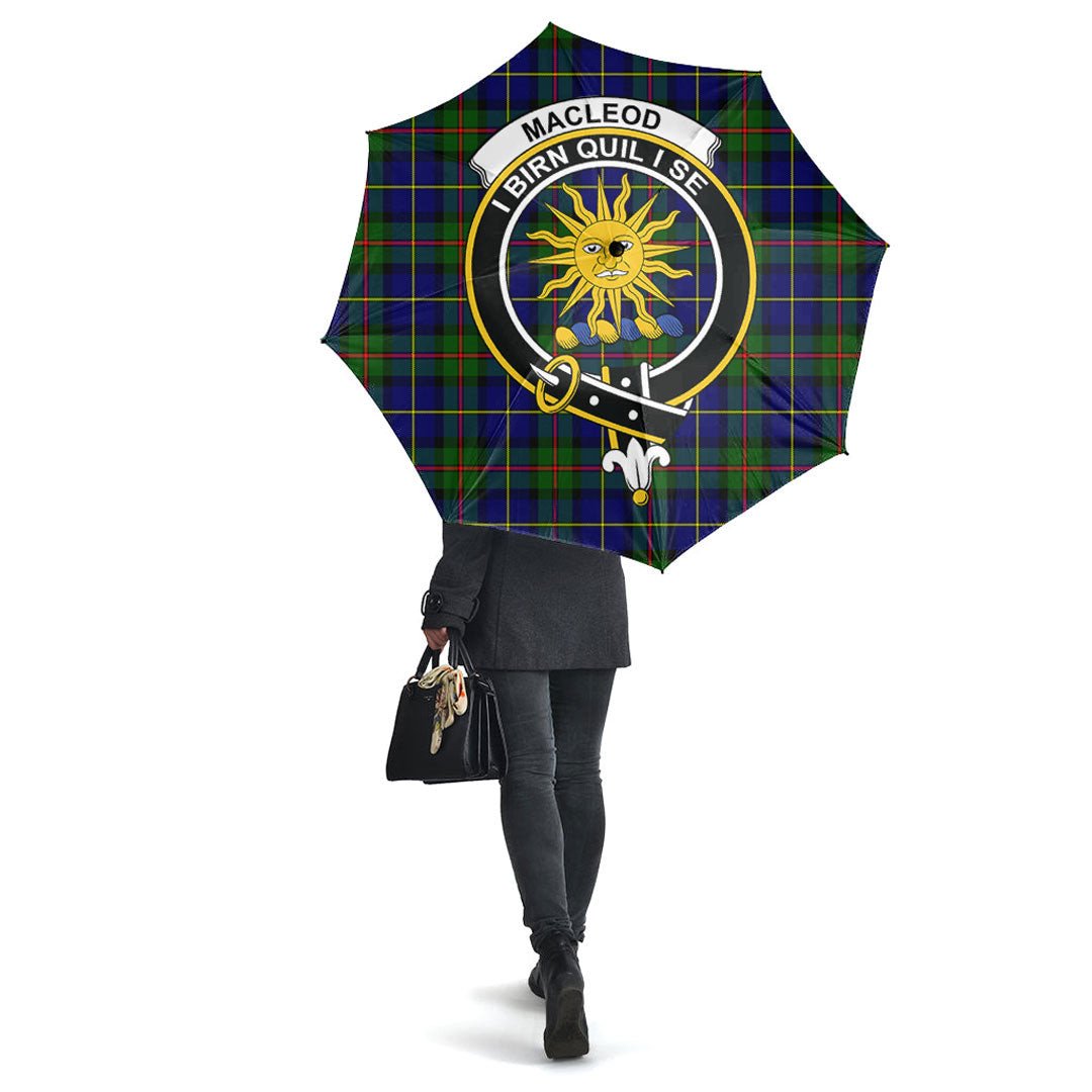 MacLeod of Harris Modern Tartan Crest Umbrella