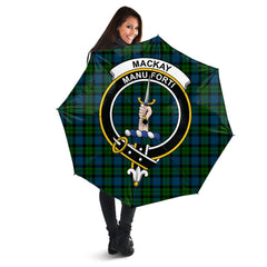 MacKay Modern Tartan Crest Umbrella