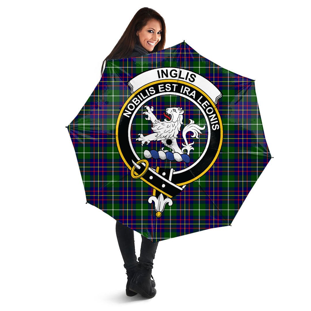 Inglis Modern Tartan Crest Umbrella