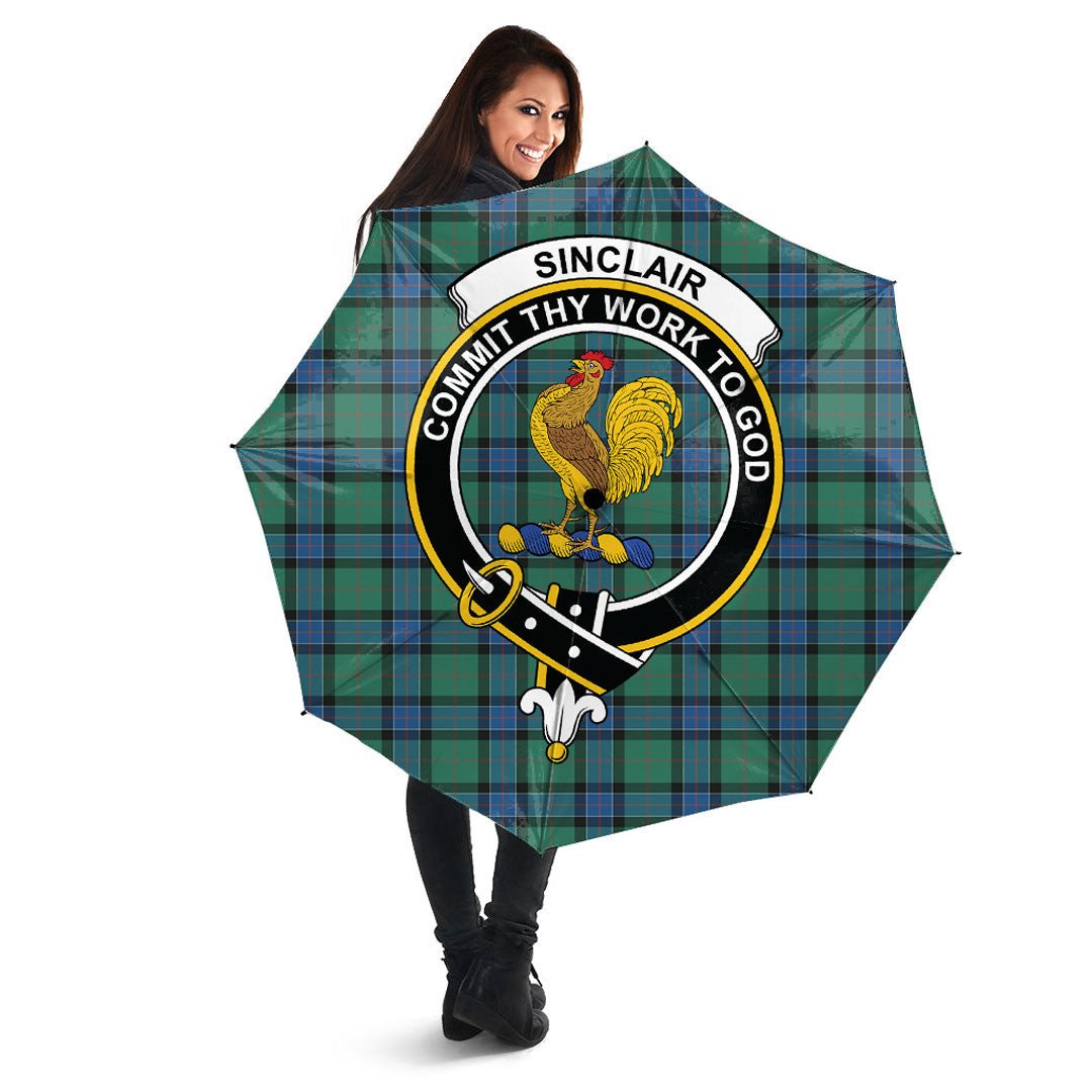 Sinclair Hunting Ancient Tartan Crest Umbrella