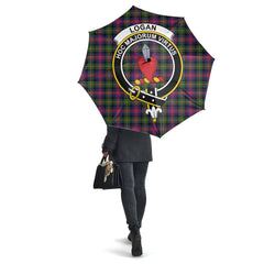 Logan Modern Tartan Crest Umbrella