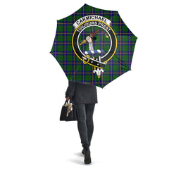 Carmichael Modern Tartan Crest Umbrella