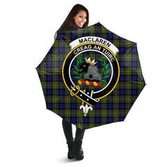 MacLaren Modern Tartan Crest Umbrella