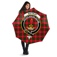 Rattray Modern Tartan Crest Umbrella