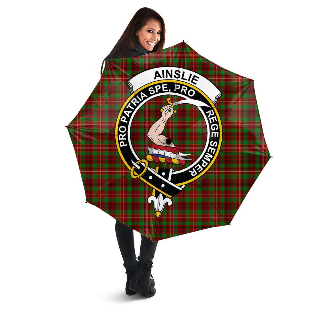 Ainslie Tartan Crest Umbrella