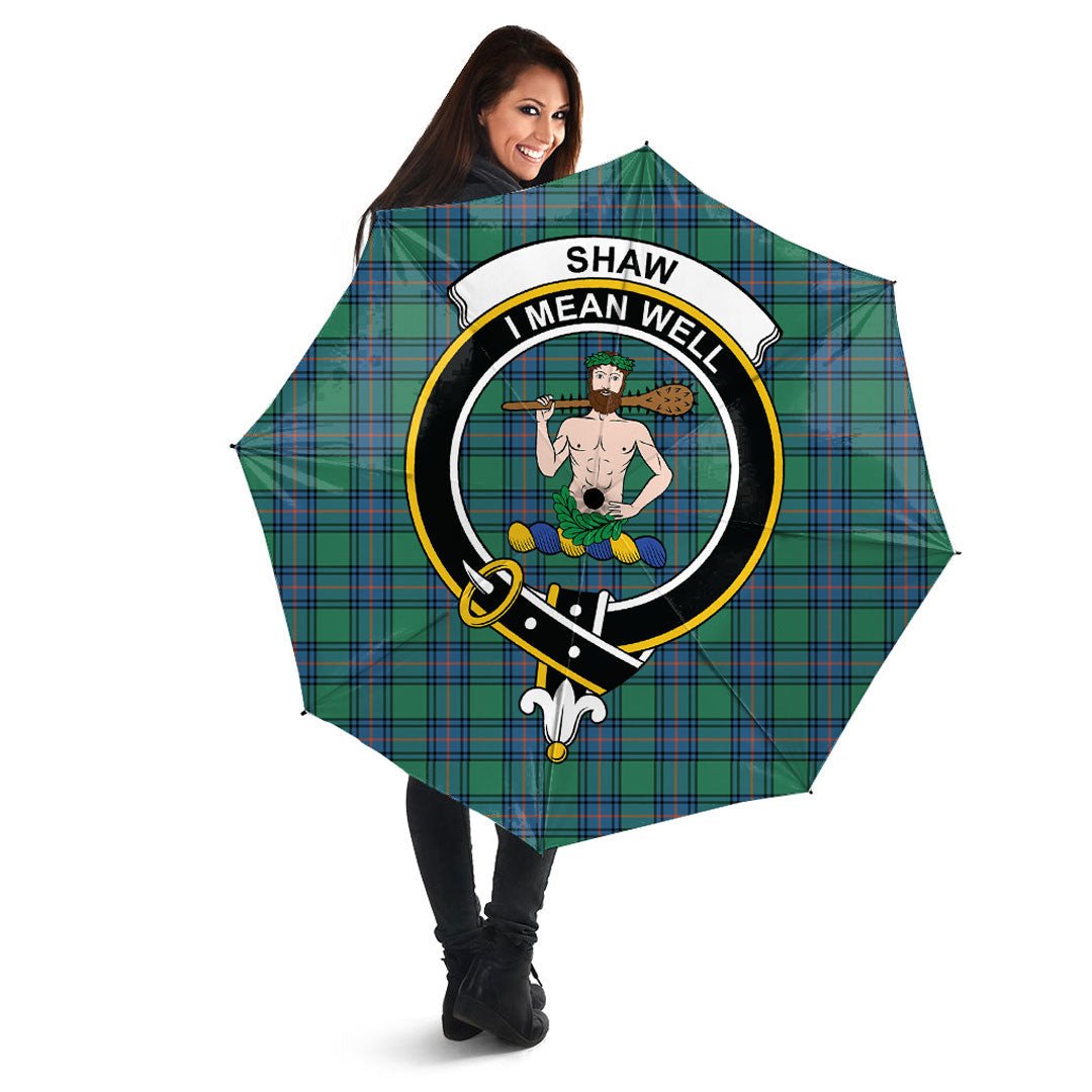 Shaw Ancient Tartan Crest Umbrella