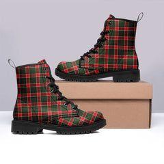 Pollock Modern Tartan Leather Boots