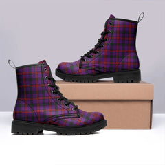 Montgomery Modern Tartan Leather Boots