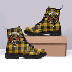 MacLeod of Lewis Ancient Tartan Crest Leather Boots