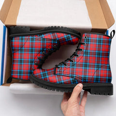 MacTavish Modern Tartan Leather Boots