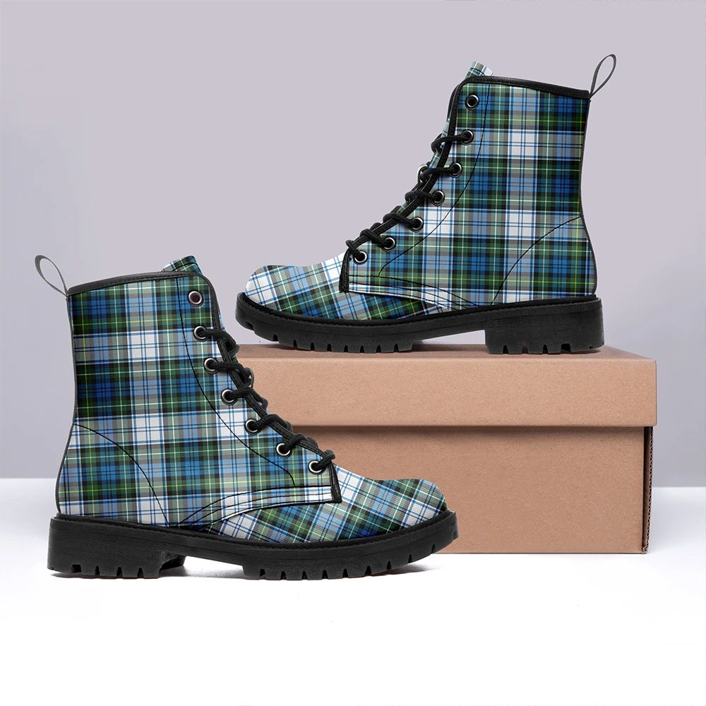 Campbell Dress Ancient Tartan Leather Boots