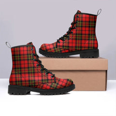 Brodie Modern Tartan Leather Boots