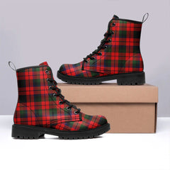 MacNaughton Modern Tartan Leather Boots