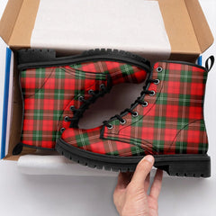 Lennox Modern Tartan Leather Boots