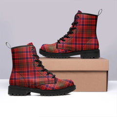 Lumsden Modern Tartan Leather Boots