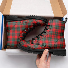 Cumming Modern Tartan Leather Boots