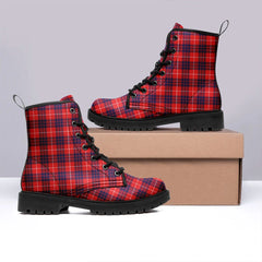 Hamilton Modern Tartan Leather Boots