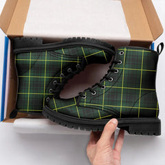 MacArthur Modern Tartan Leather Boots