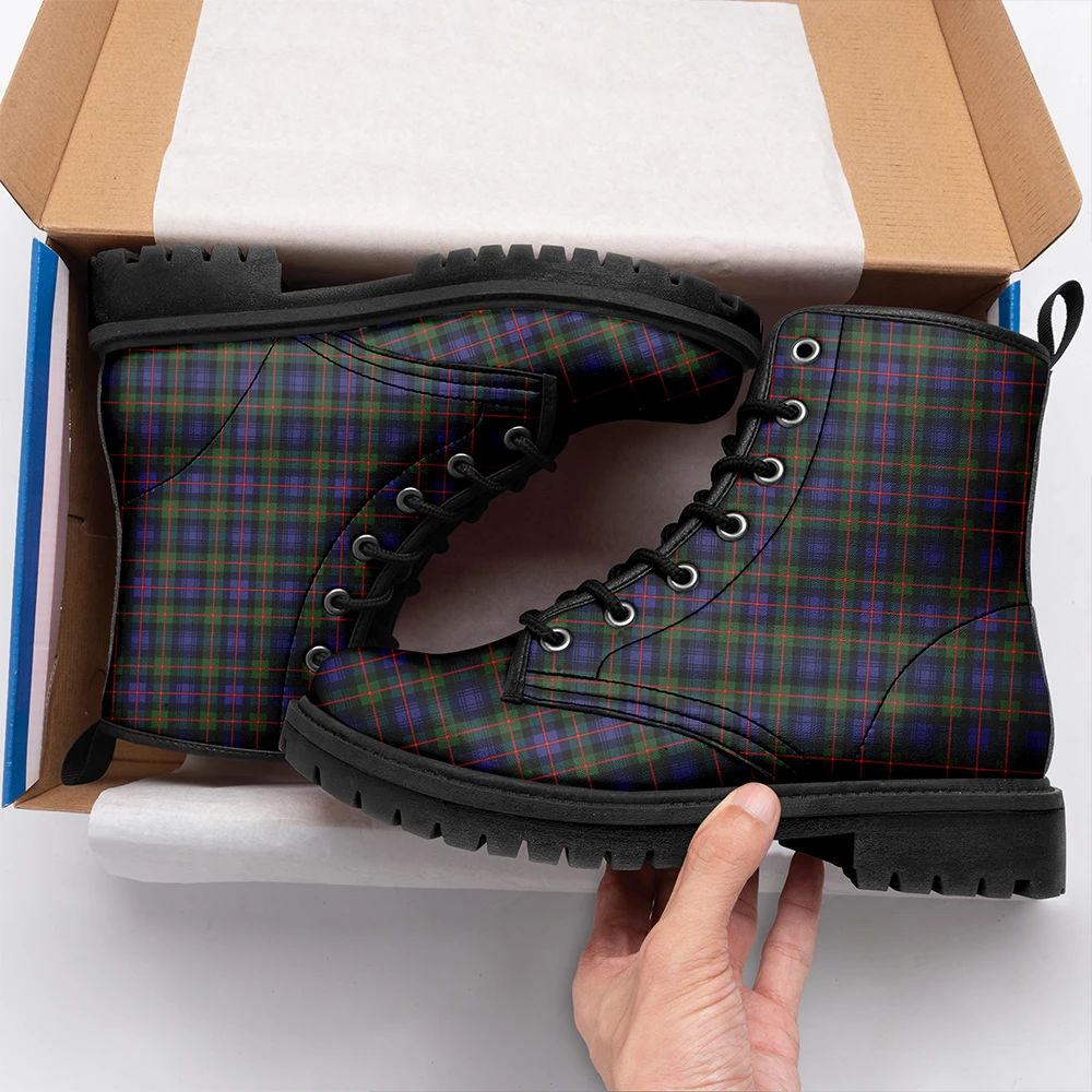 Murray of Atholl Modern Tartan Leather Boots