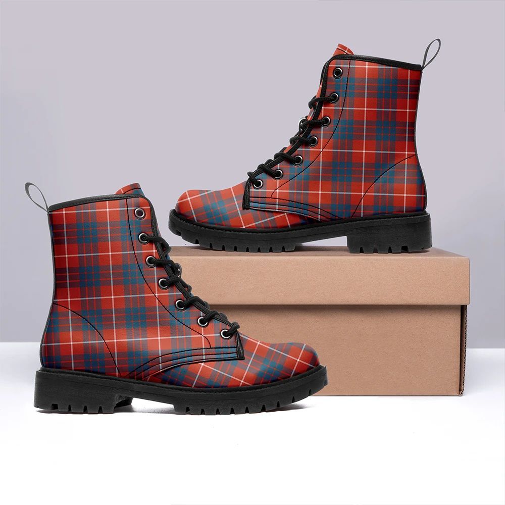 Hamilton Ancient Tartan Leather Boots