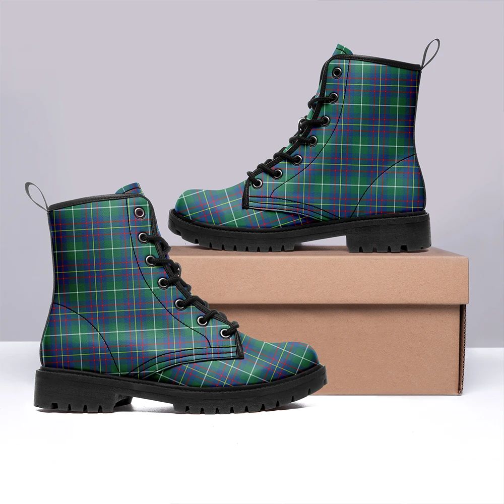 Inglis Ancient Tartan Leather Boots