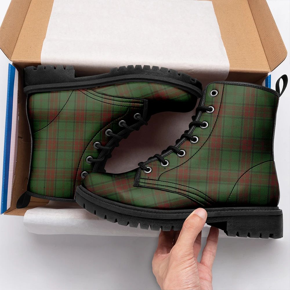 Maxwell Hunting Tartan Leather Boots