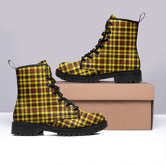 Jardine Tartan Leather Boots