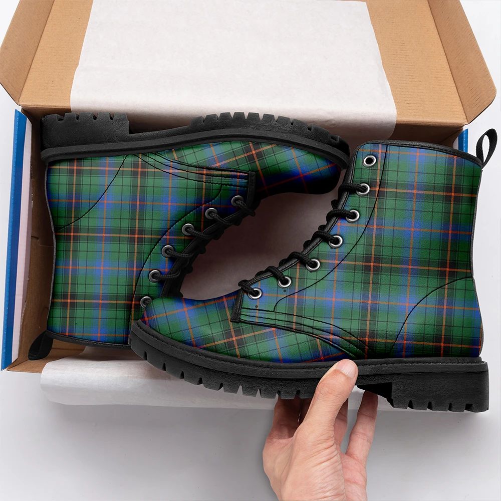 Davidson Ancient Tartan Leather Boots