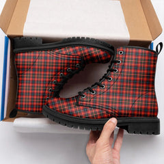 Innes Modern Tartan Leather Boots