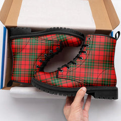 MacAulay Modern Tartan Leather Boots